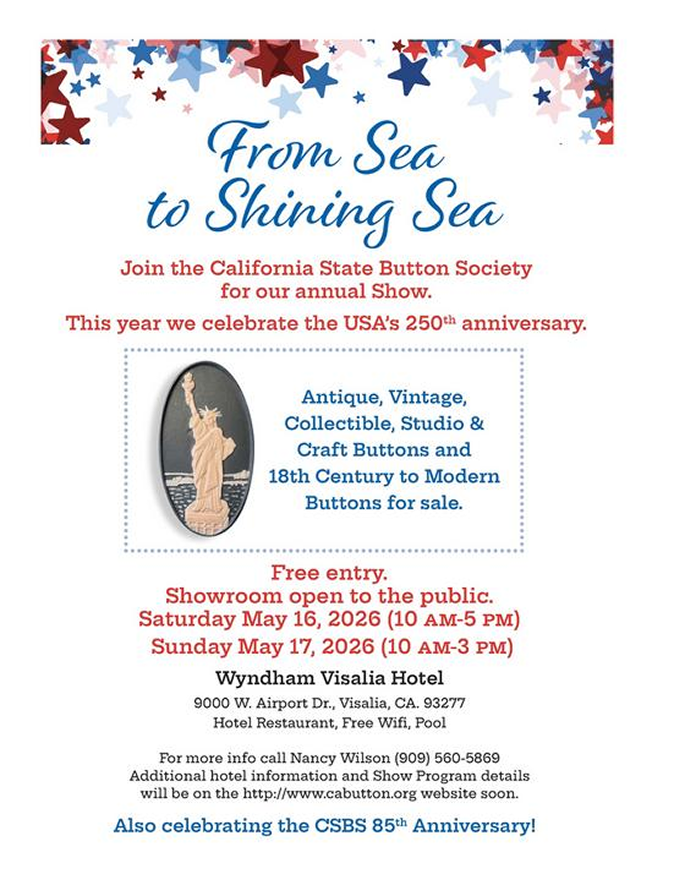 California State Button Society annual show